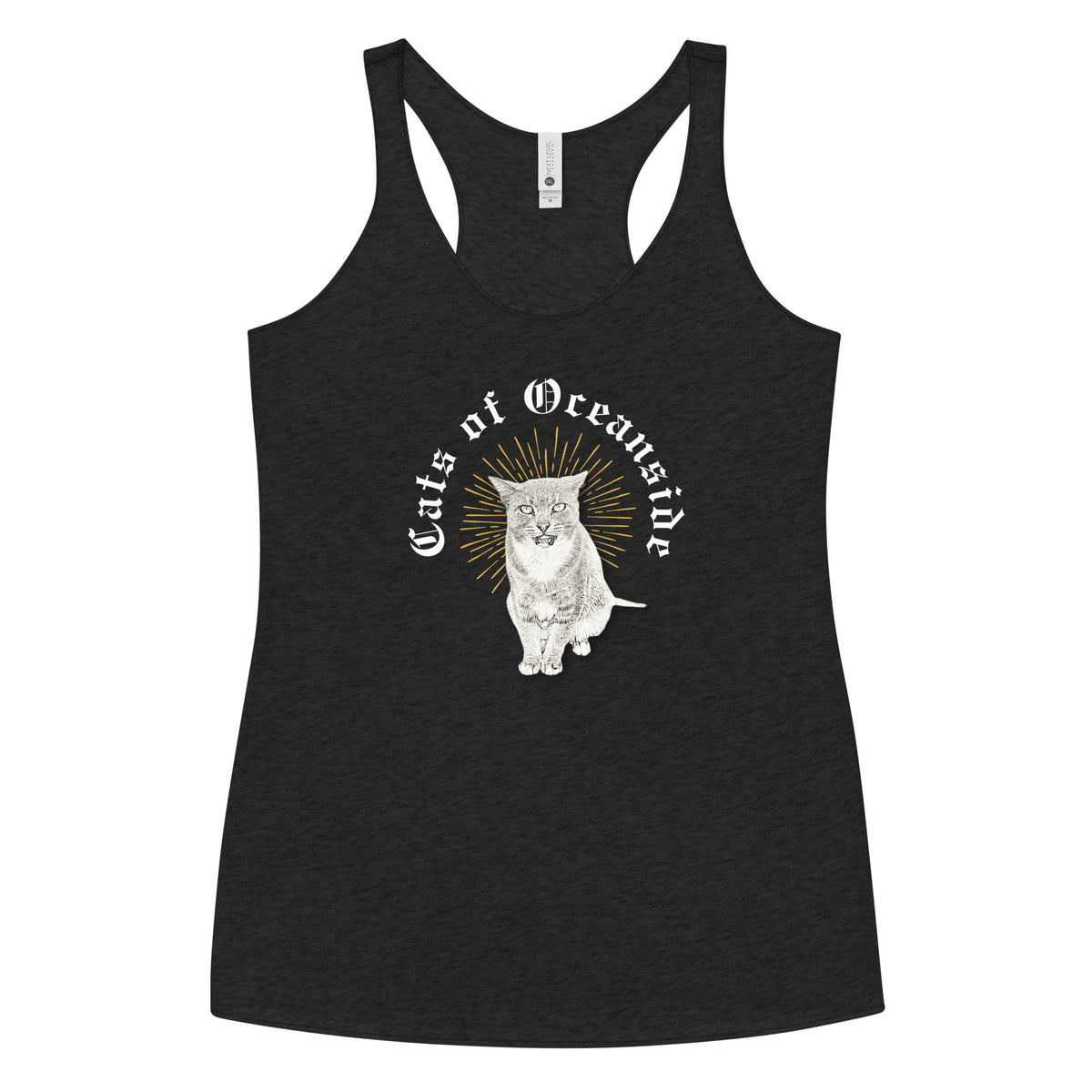 Women's Racerback Tank - Black & Blue